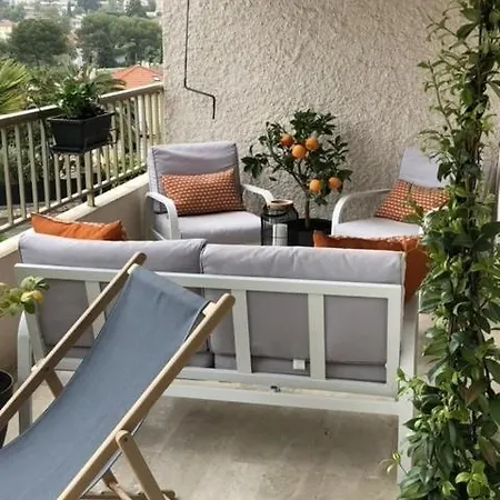 Apartamento Au Calme, Dans La Verdure, Vue Panoramique Sur Cannes